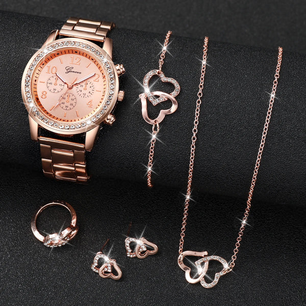 6PCS/Set Women's Watch V248